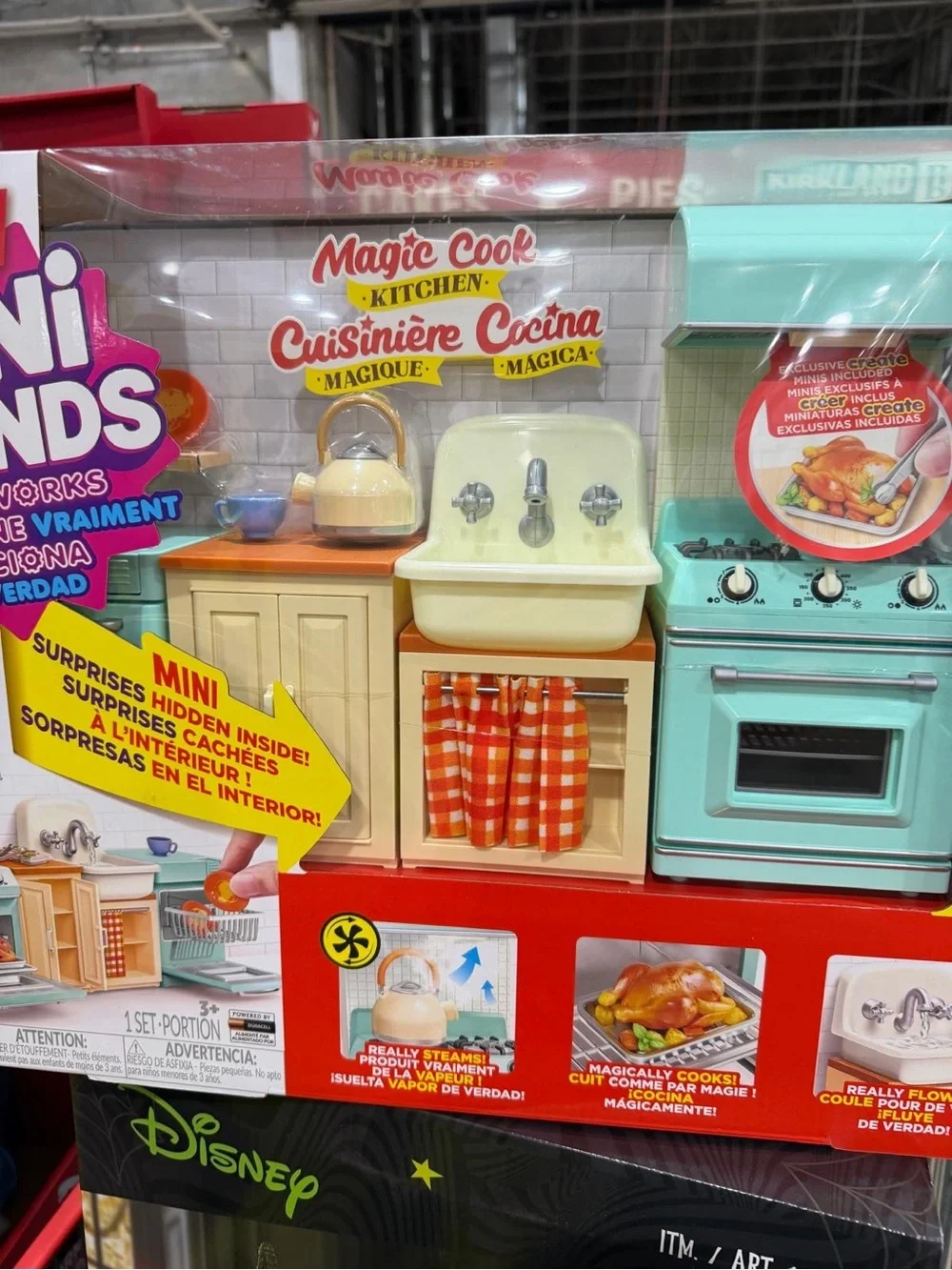 Children's Play Kitchen Set - Mint and Cream